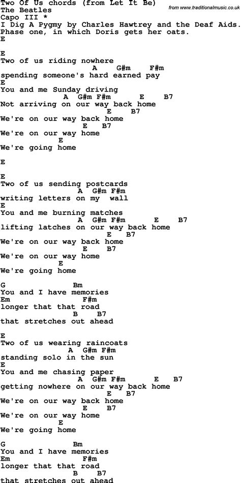 the two of us lyrics.